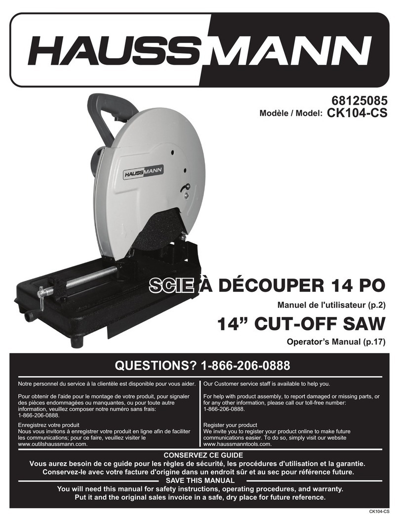 Haussmann CK104-CS Operator's manual