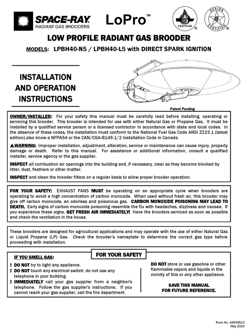 Space-Ray LoPro LPBH40-N5 User manual