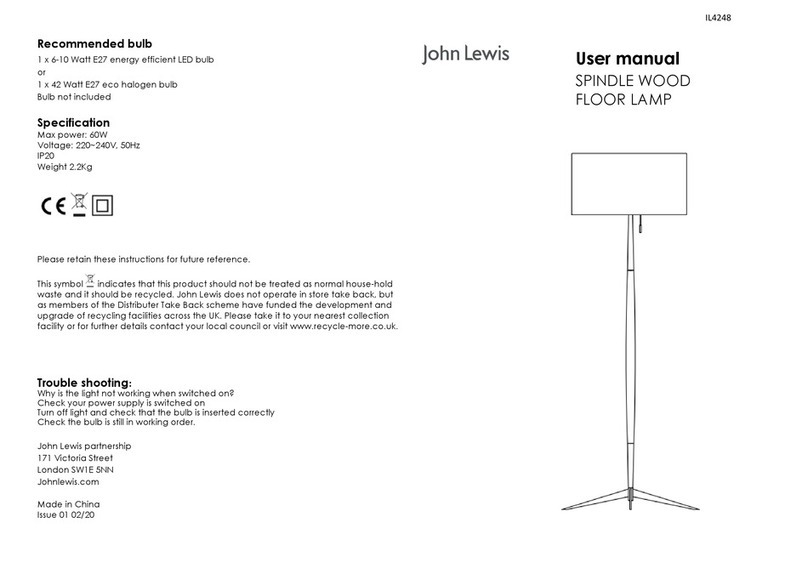 John Lewis IL4248 quick start guide