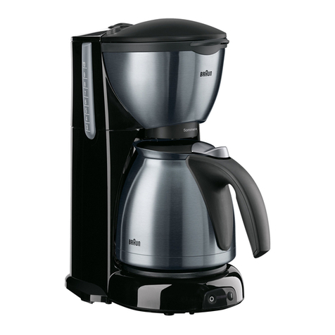Braun Sommelier KF 610/1 User manual