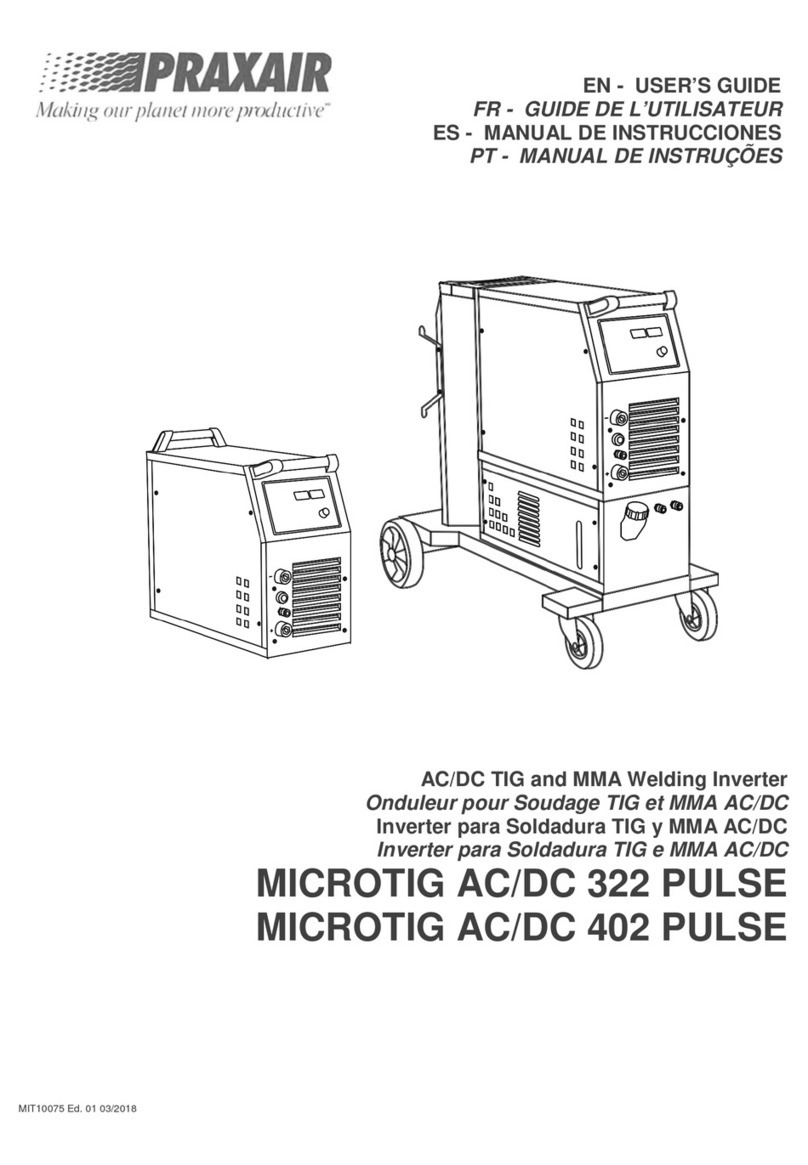 Praxair MICROTIG AC/DC 322 PULSE user guide
