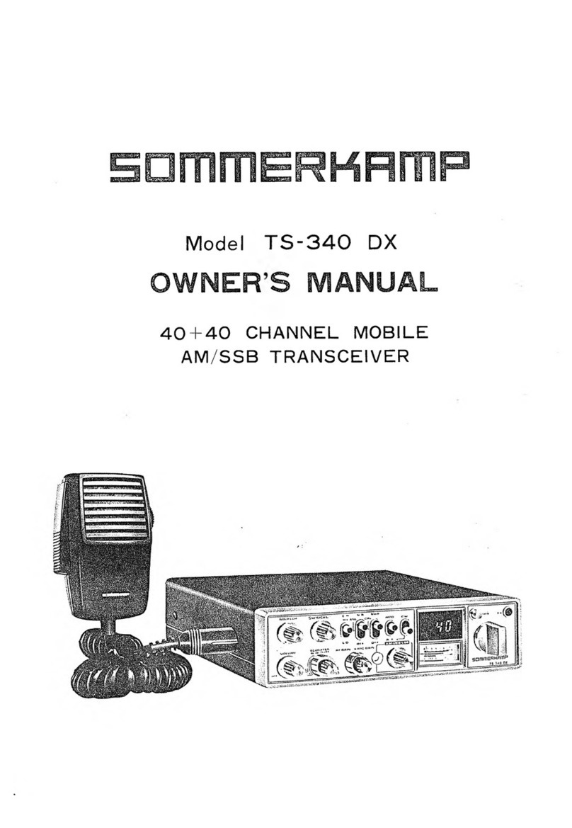 Sommerkamp TS-340 DX User manual