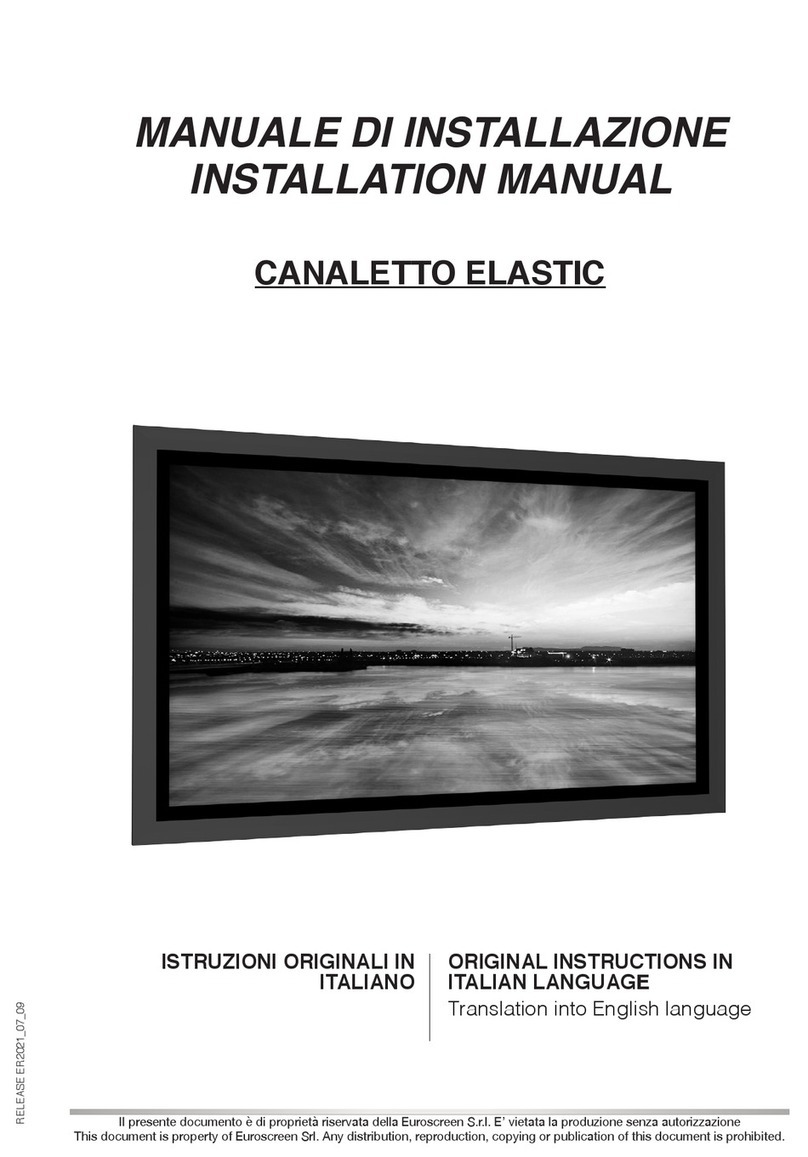 Screen Int CANALETTO ELASTIC installation manual Screen Int CANALETTO ELASTIC installation manual