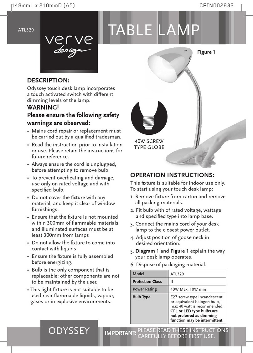 Verve Design ODYSSEY ATL329 quick start guide