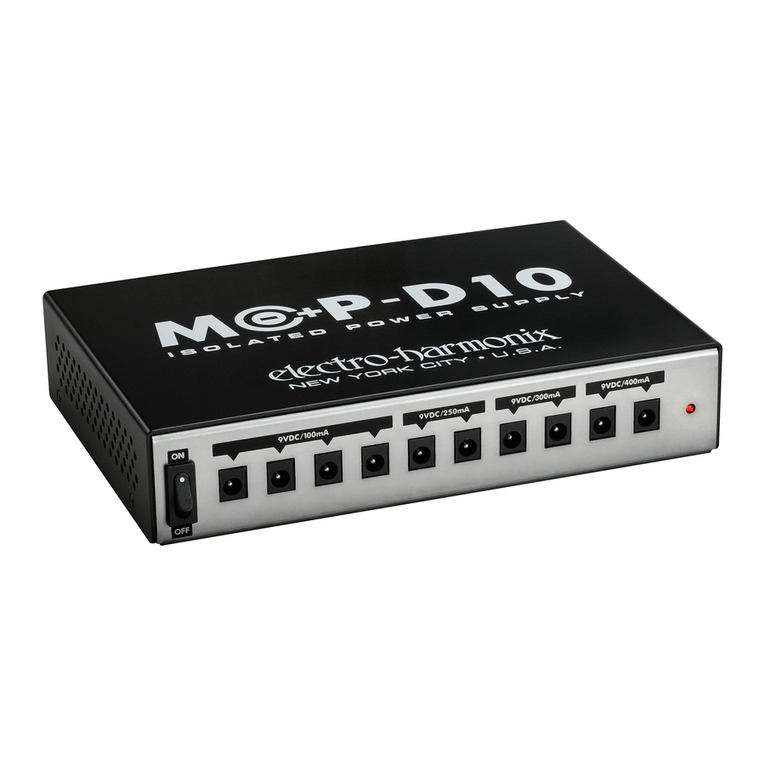Electro-Harmonix MOP-D10 User manual