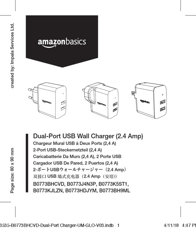 AmazonBasics B0773BHCVD User manual AmazonBasics B0773BHCVD User manual