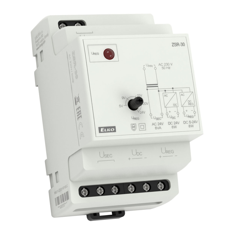 Elko ZSR-30 User manual