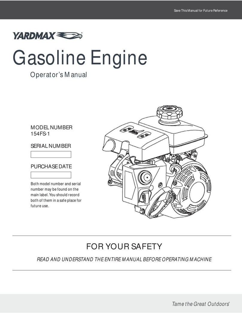 YARDMAX 154FS-1 Operator's manual