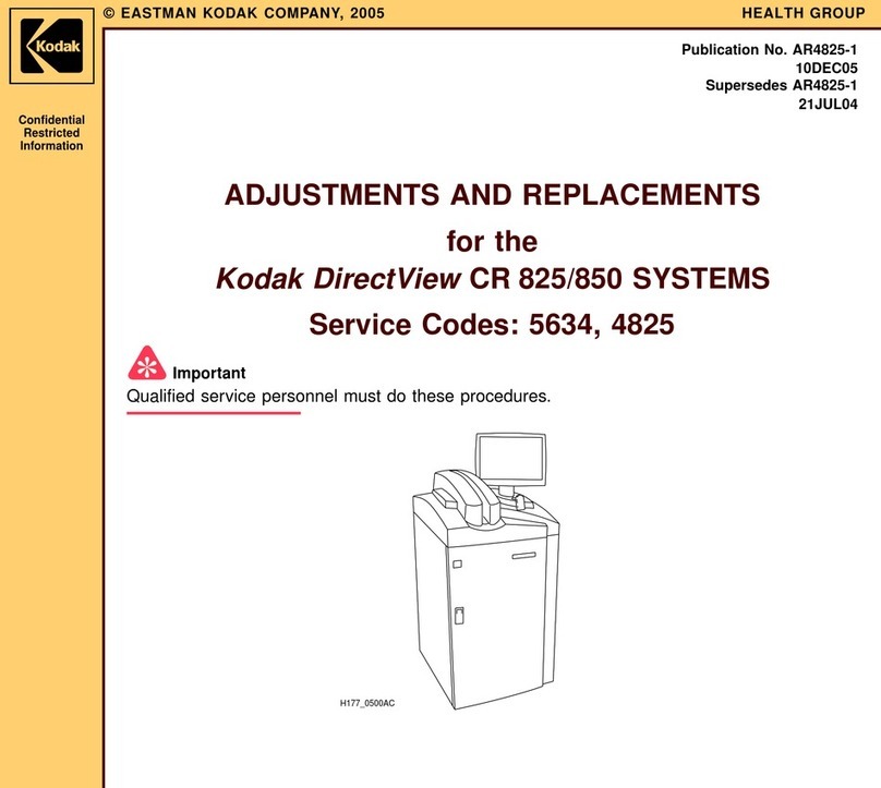Kodak DirectView CR 825 Guide