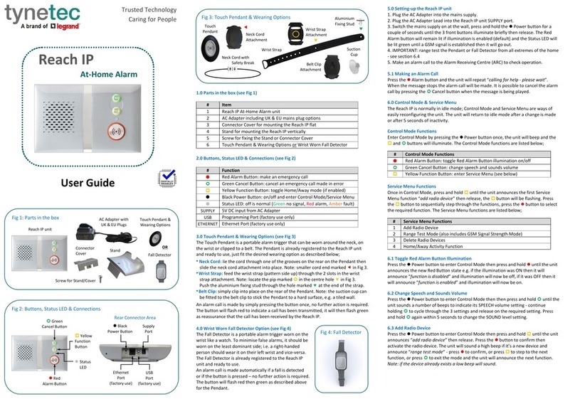 LEGRAND tynetec Reach IP User manual