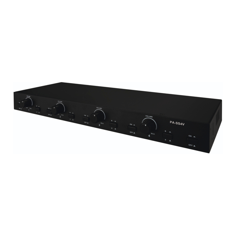 PulseAudio PA-SS4V user guide