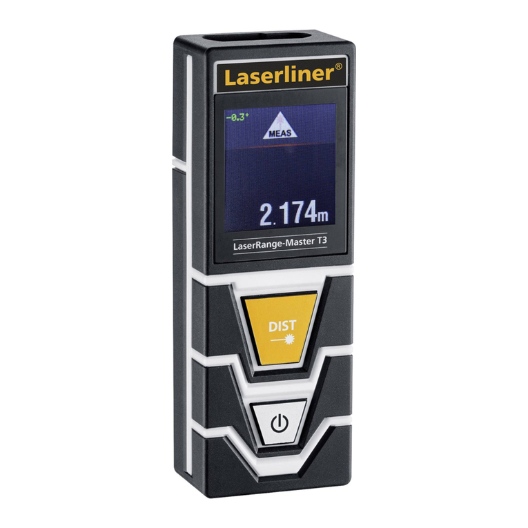 LaserLiner LaserRange-Master T3 User manual LaserLiner LaserRange-Master T3 User manual