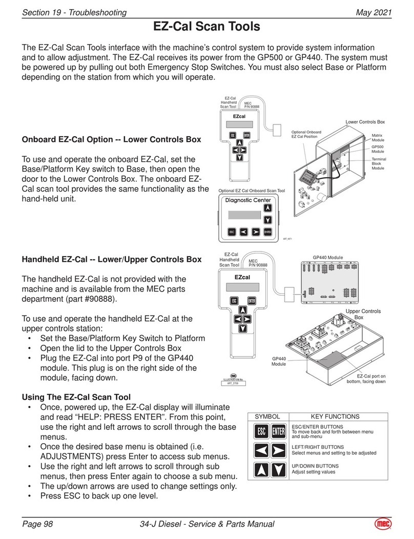 Mec EZ-Cal Scan Tools user manual
