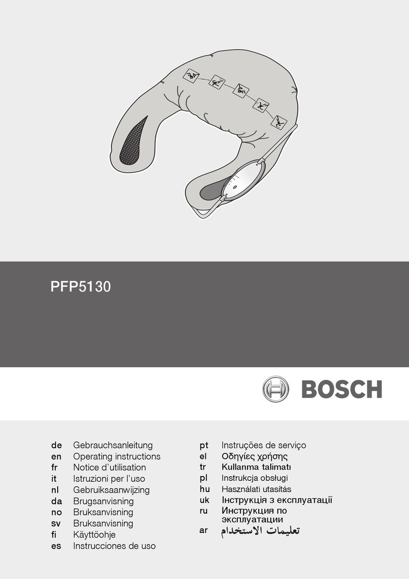 Bosch PFP5130 operating instructions