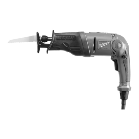 Milwaukee Sawzall Hatchet SSH 800 QX manual