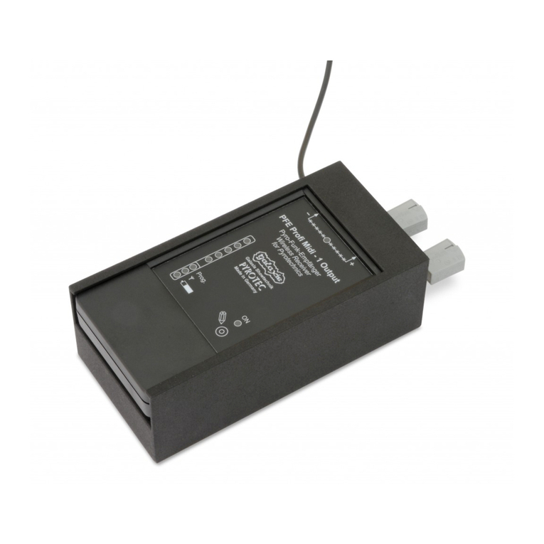 GALAXIS SHOWTECHNIK PYROTEC User manual