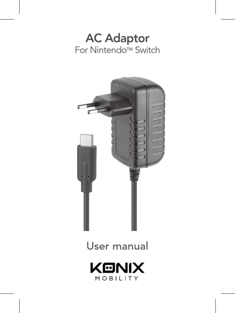 Konix 3328170265065 user manual
