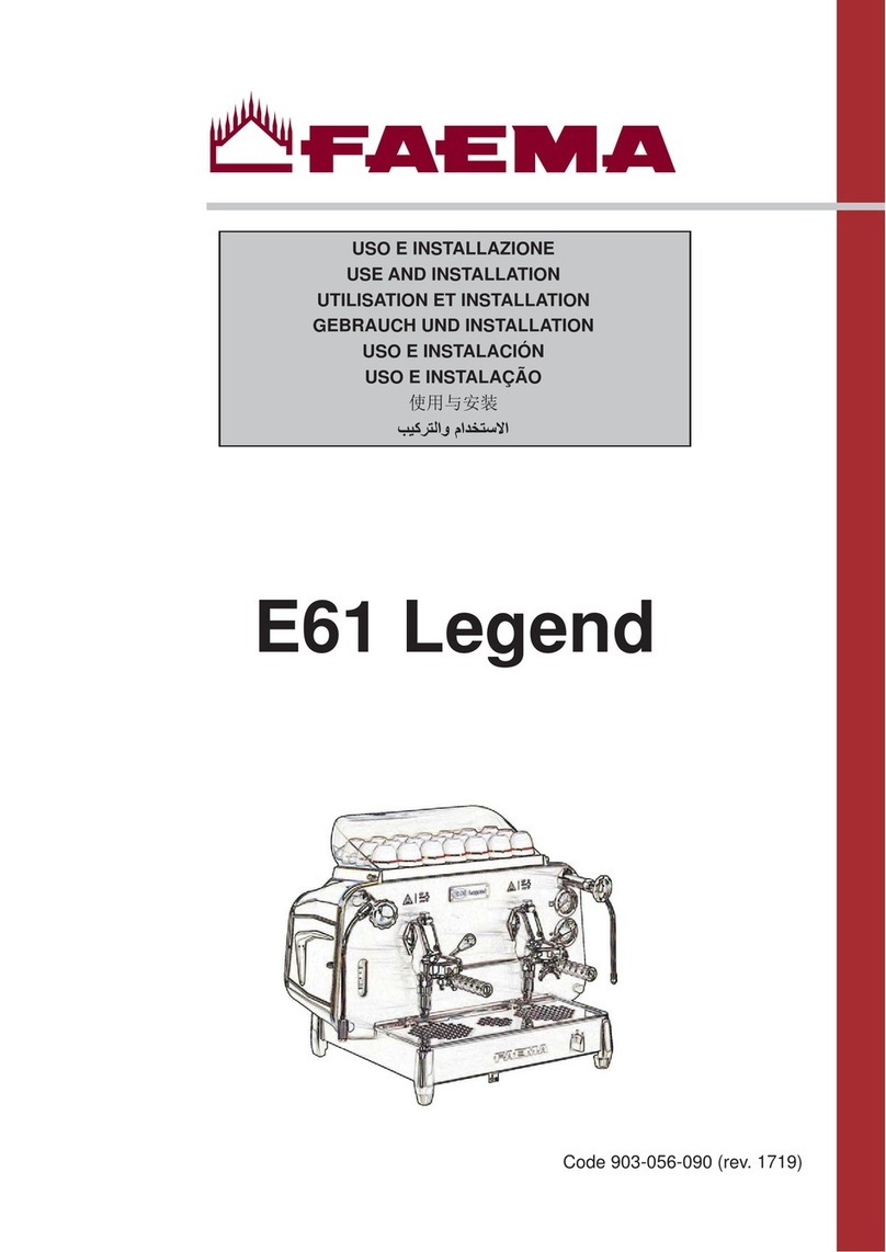 Faema E61 Legend Use and installation