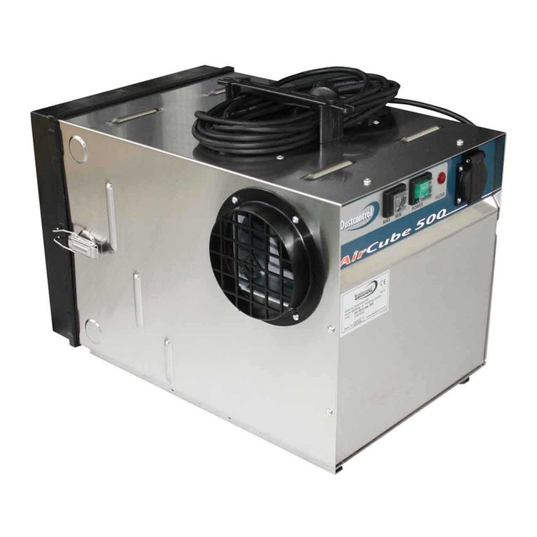 Dustcontrol DC AirCube 500 user guide Dustcontrol DC AirCube 500 user guide