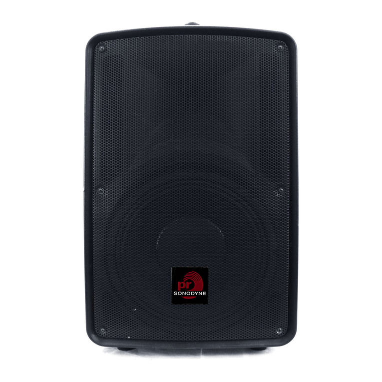 Sonodyne SPA 110P owner's manual