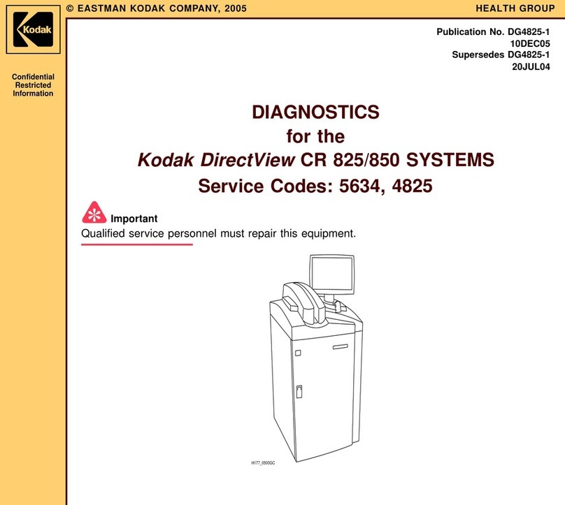 Kodak DirectView CR 825 Setup guide