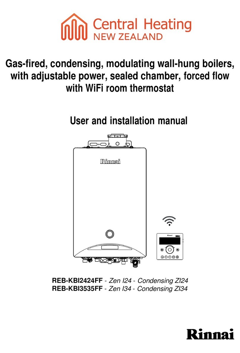 Rinnai Zen I24 Operating manual