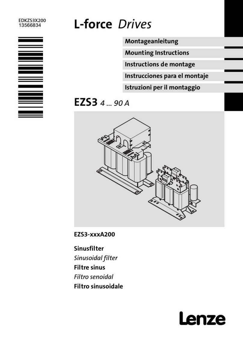Lenze EZS3 A200 Series User manual