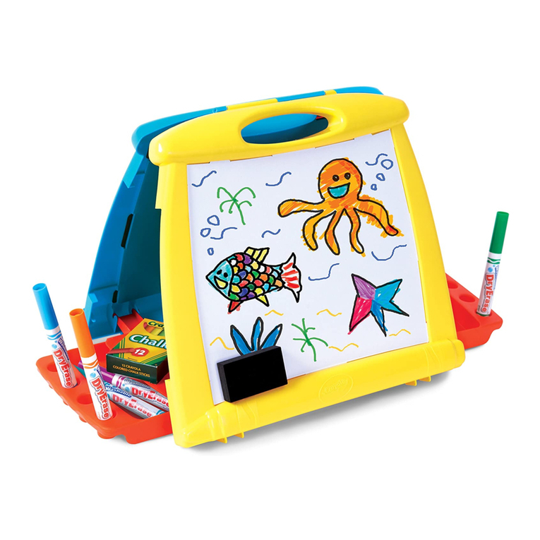 Crayola Art-To-Go Rainbow Easel User manual