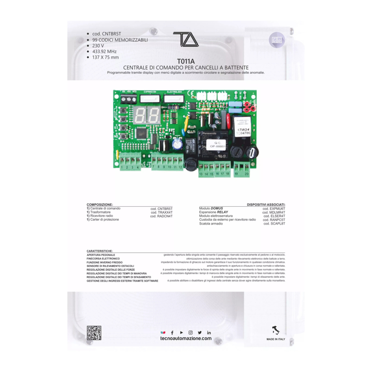 Aprimatic T3 User manual