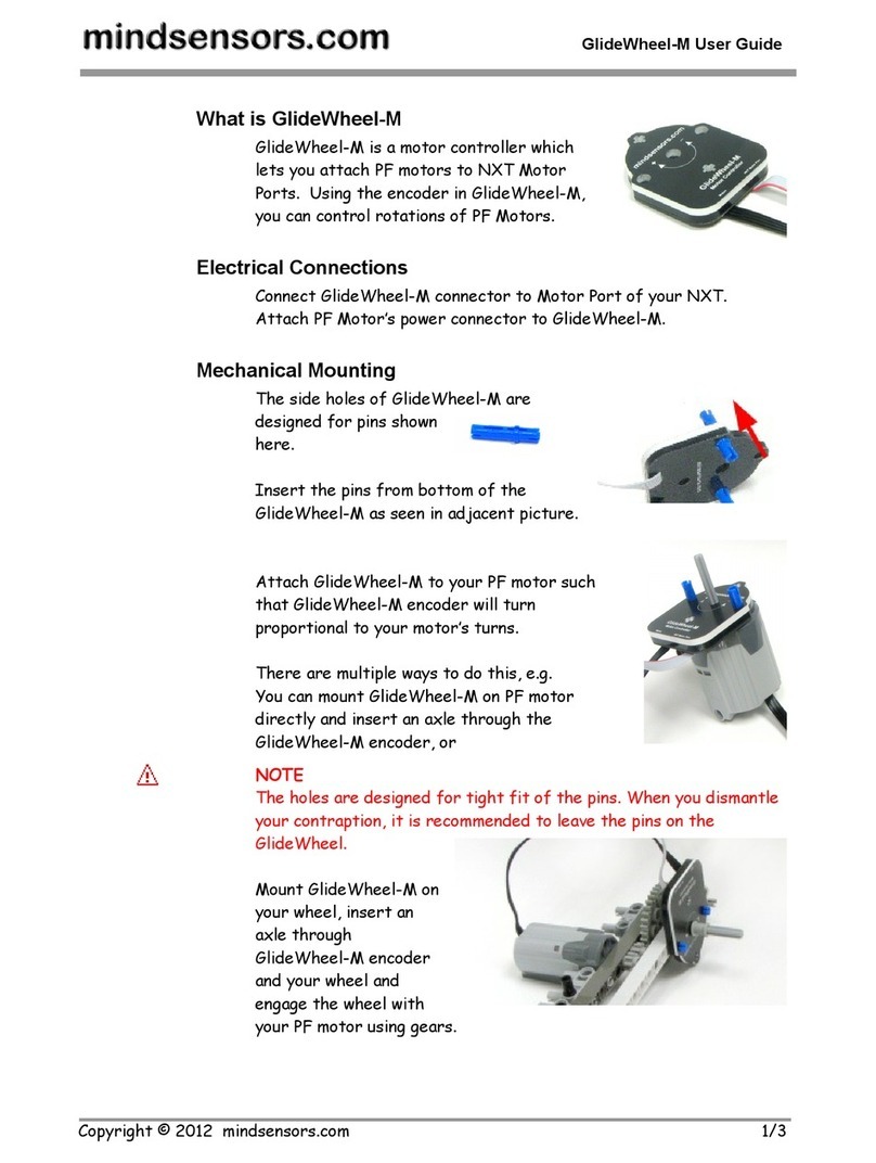 Mindsensors GlideWheel-M User manual