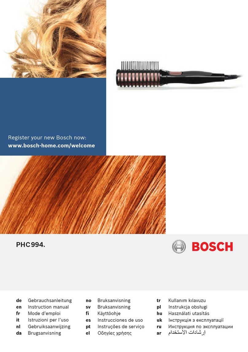 Bosch PHC 994 Series instruction manual
