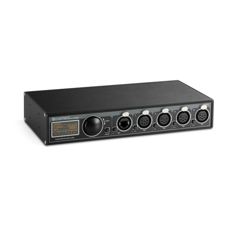 Cameo XNODE 4 user manual