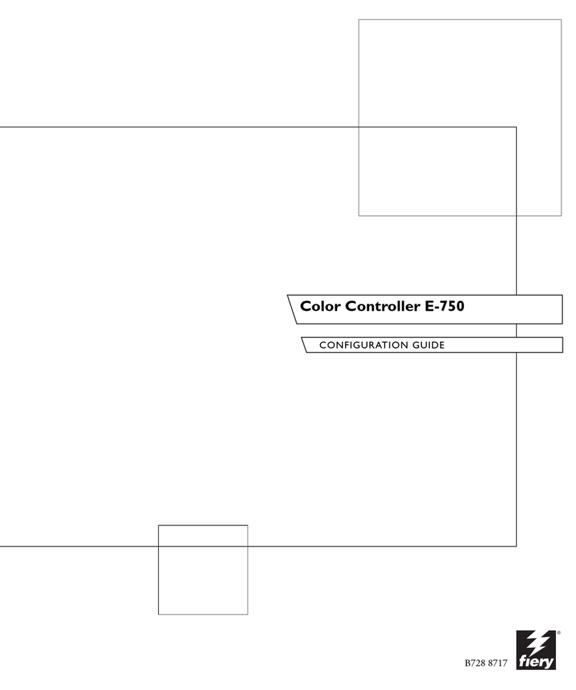 Fiery E-750 Configuration guide