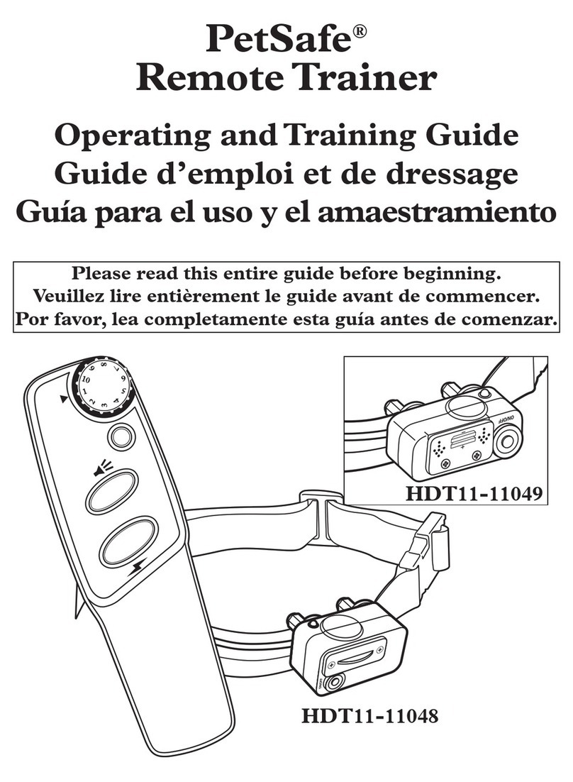 Petsafe HDT11-11048 Operating and training guide Petsafe HDT11-11048 Operating and training guide