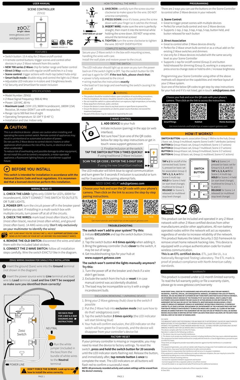 ZooZ ZEN32 user manual