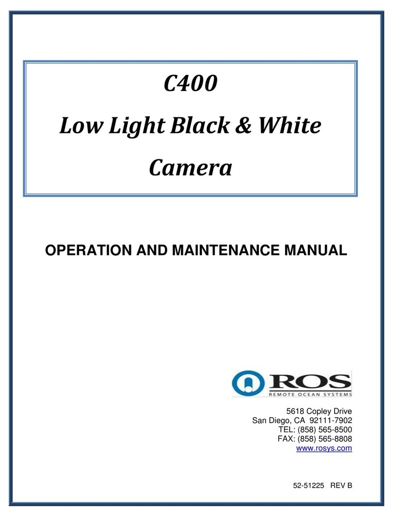 Ros C400 Operation and maintenance manual