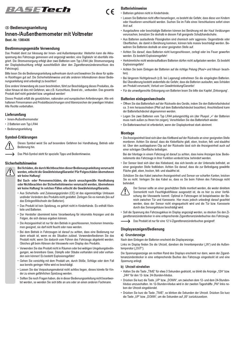 BASETech 1380436 operating instructions
