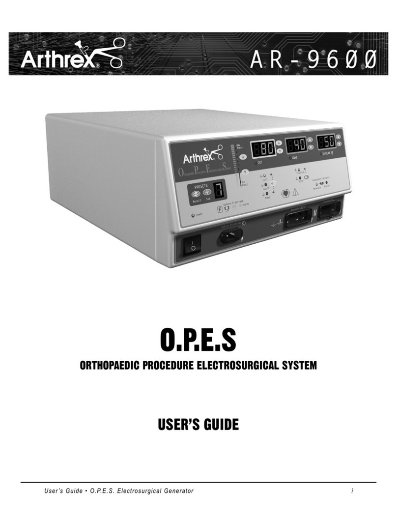 Arthrex AR-9600 User manual