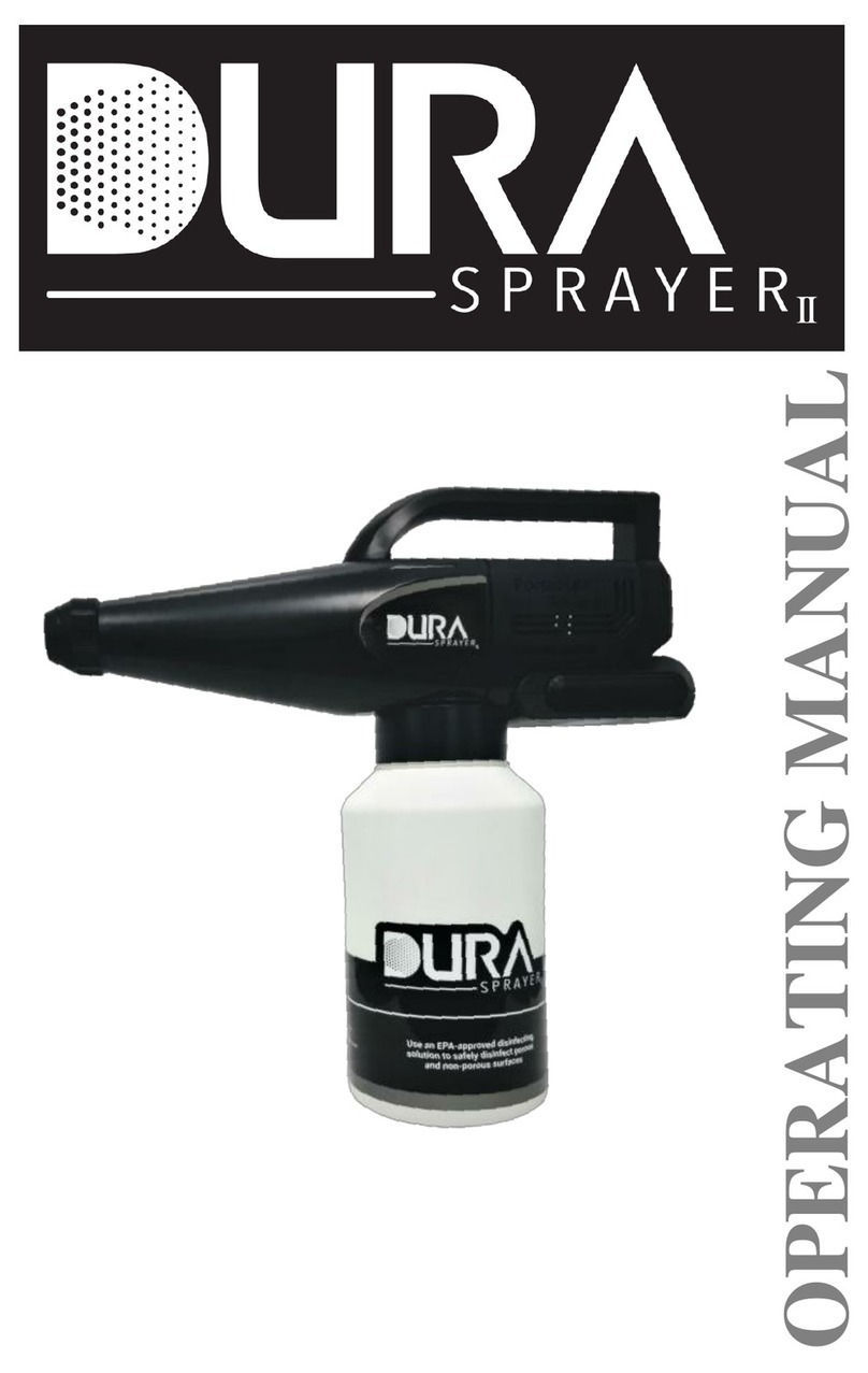Duraline Systems DuraSprayerII operating manual