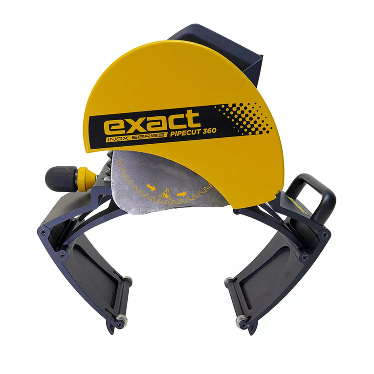 eXact Pipecut 360 INOX Series User manual