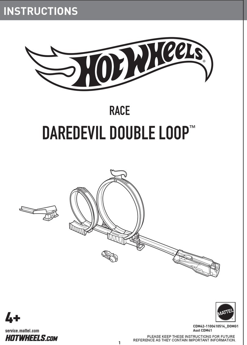 Mattel Hot Wheels DAREDEVIL DOUBLE LOOP User manual
