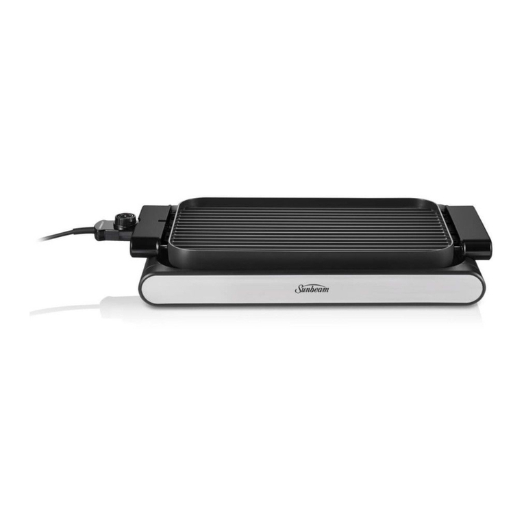 Sunbeam DiamondForce ReversaGrill HGM3000DF user guide