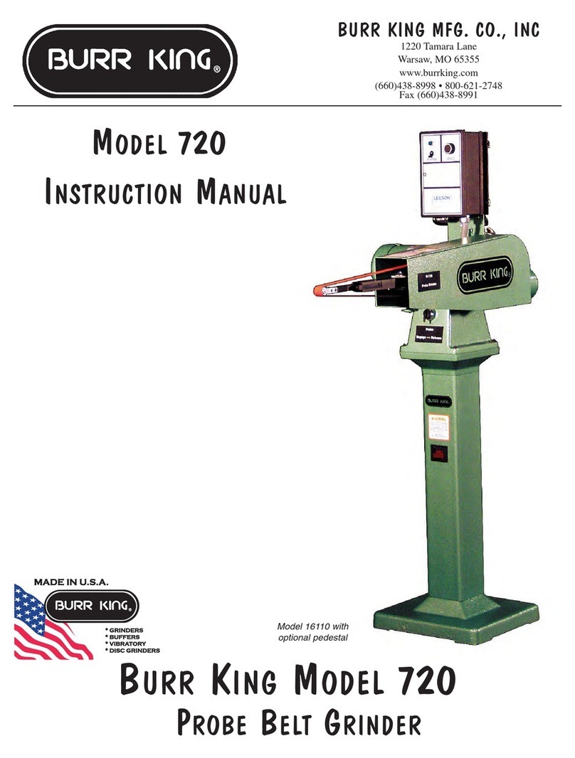 BURR KING 720 manual