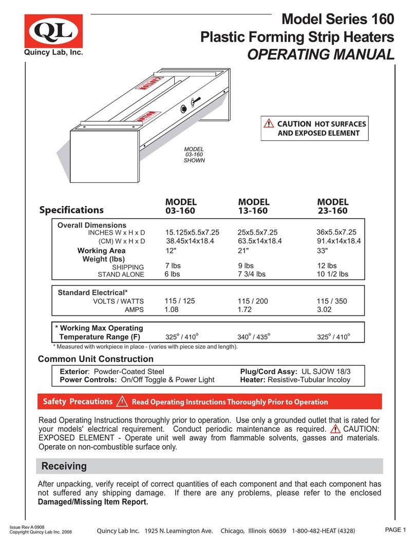 Quincy lab 160 Series operating manual Quincy lab 160 Series operating manual
