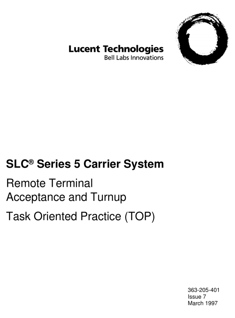 Lucent Technologies SLC 5 Series manual