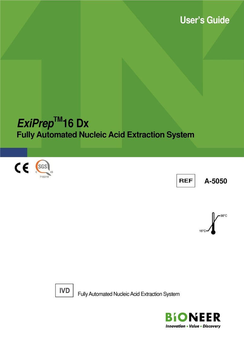 Bioneer ExiPrep 16 Dx User manual