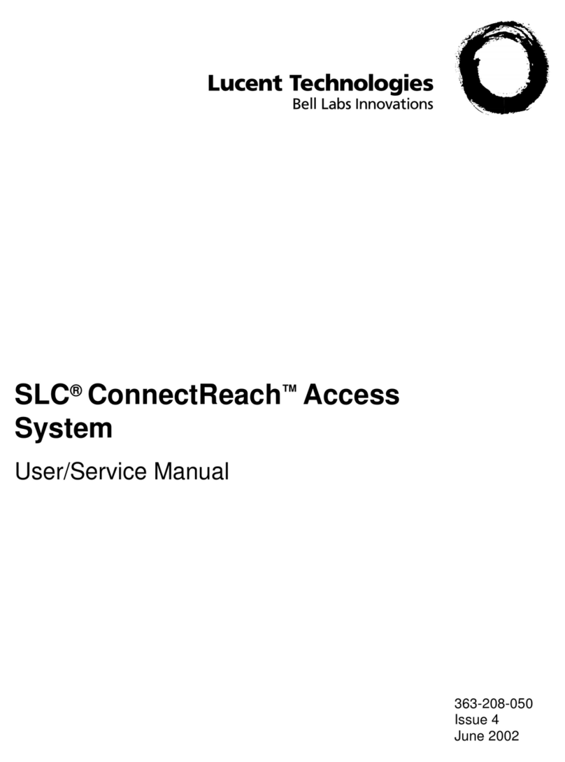 Lucent Technologies SLC ConnectReach Troubleshooting guide