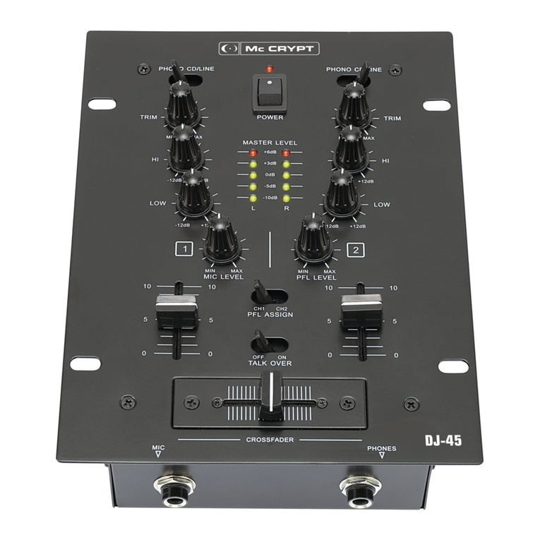 MC Crypt DJ-45 User manual