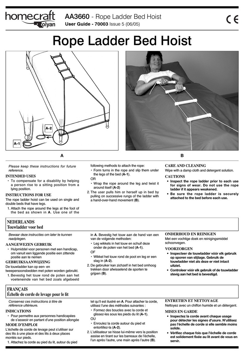 Homecraft Rolyan AA3660 user guide