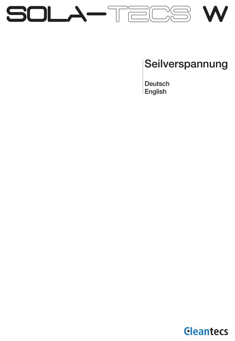 Cleantecs SOLA-TECS W Series manual